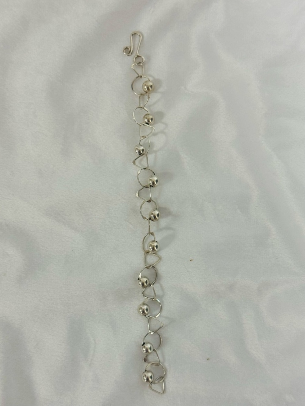 Stamped 925 Sterling Silver Ross Simons Fancy Link Bracelet 7''